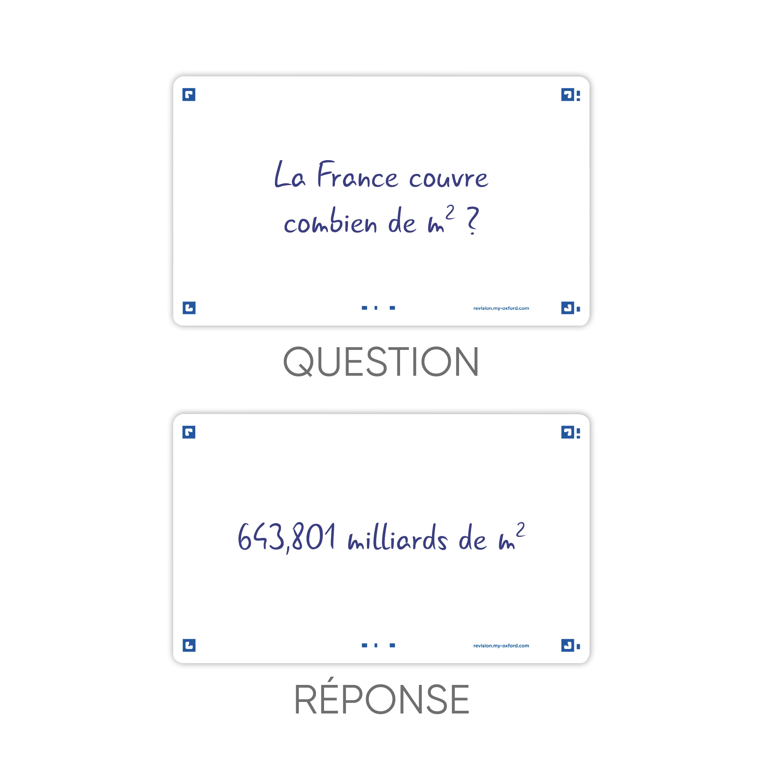 Flashcards FLASH 2.0 OXFORD # 80 cartes 7,5 x 12,5 cm - uni blanc - Image 104