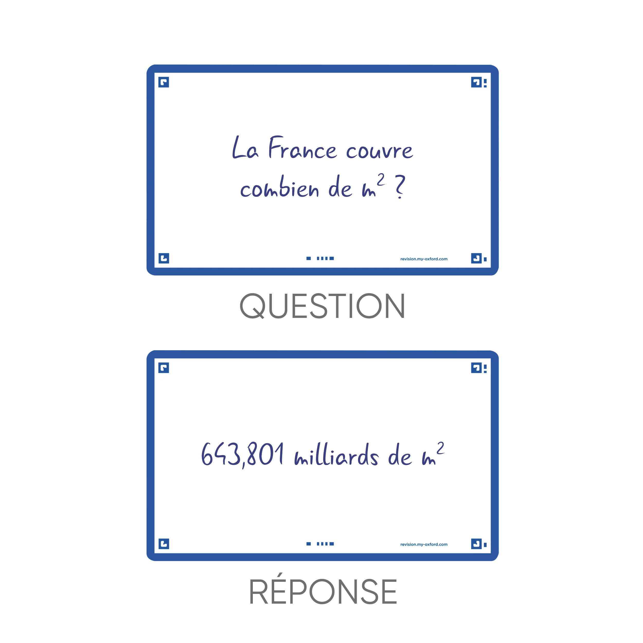 Flashcards FLASH 2.0 OXFORD # 80 cartes 7,5 x 12,5 cm - uni blanc - Image 14