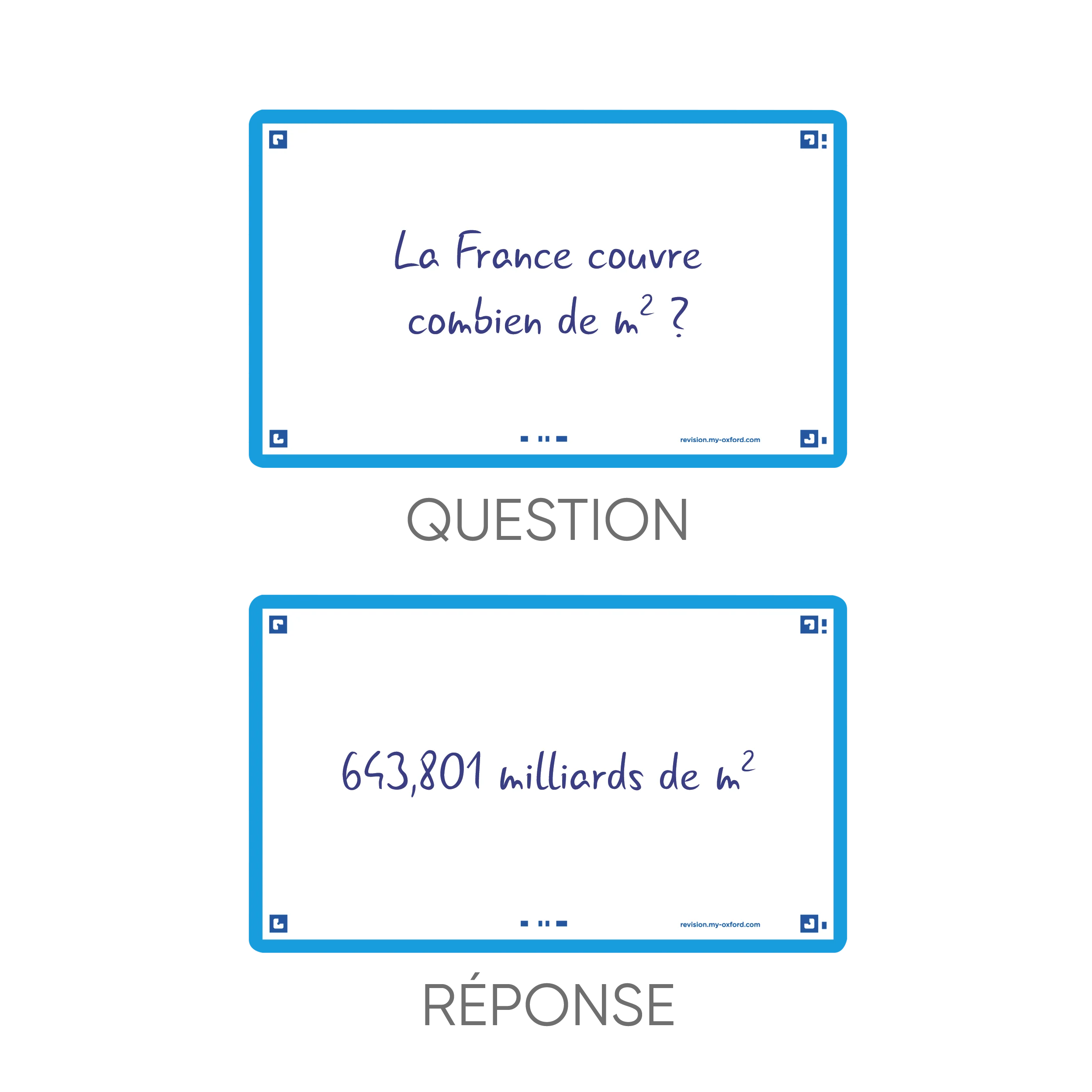 Flashcards FLASH 2.0 OXFORD # 80 cartes 7,5 x 12,5 cm - uni blanc - Image 23