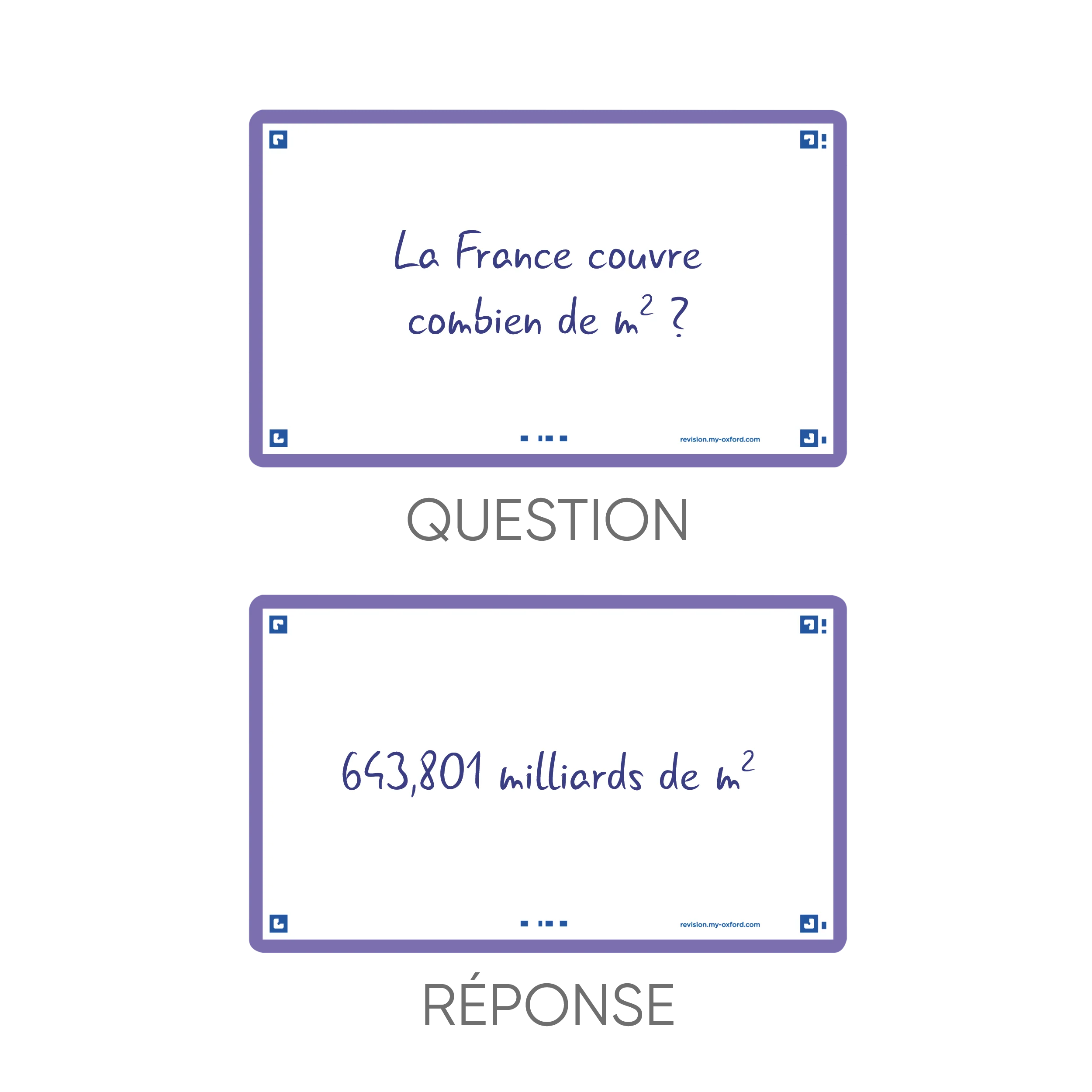 Flashcards FLASH 2.0 OXFORD # 80 cartes 7,5 x 12,5 cm - uni blanc - Image 32