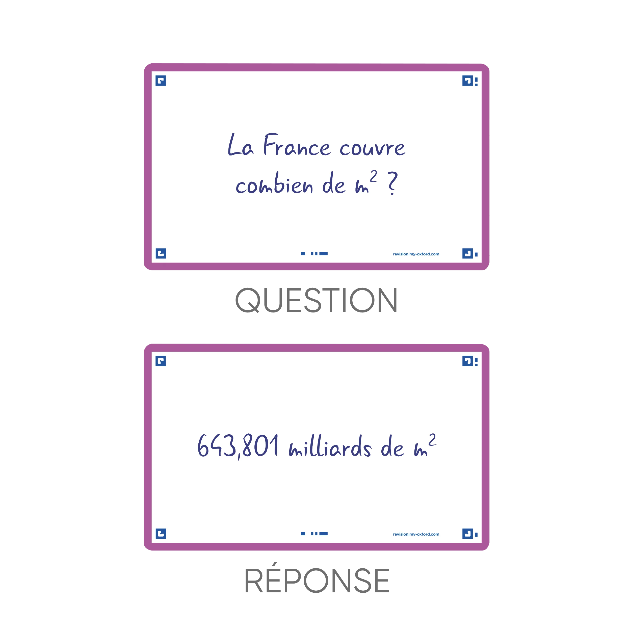 Flashcards FLASH 2.0 OXFORD # 80 cartes 7,5 x 12,5 cm - uni blanc - Image 41
