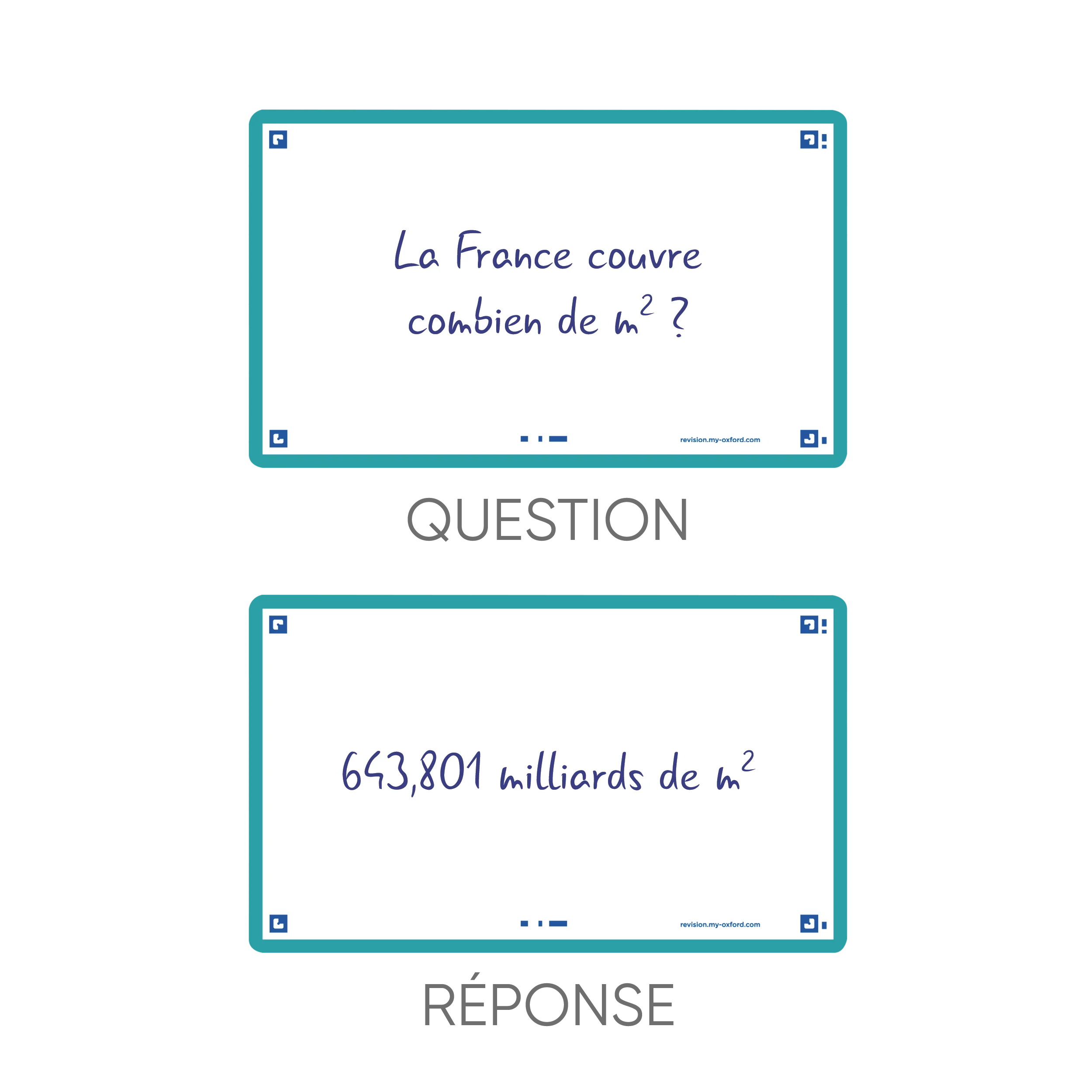 Flashcards FLASH 2.0 OXFORD # 80 cartes 7,5 x 12,5 cm - uni blanc - Image 5