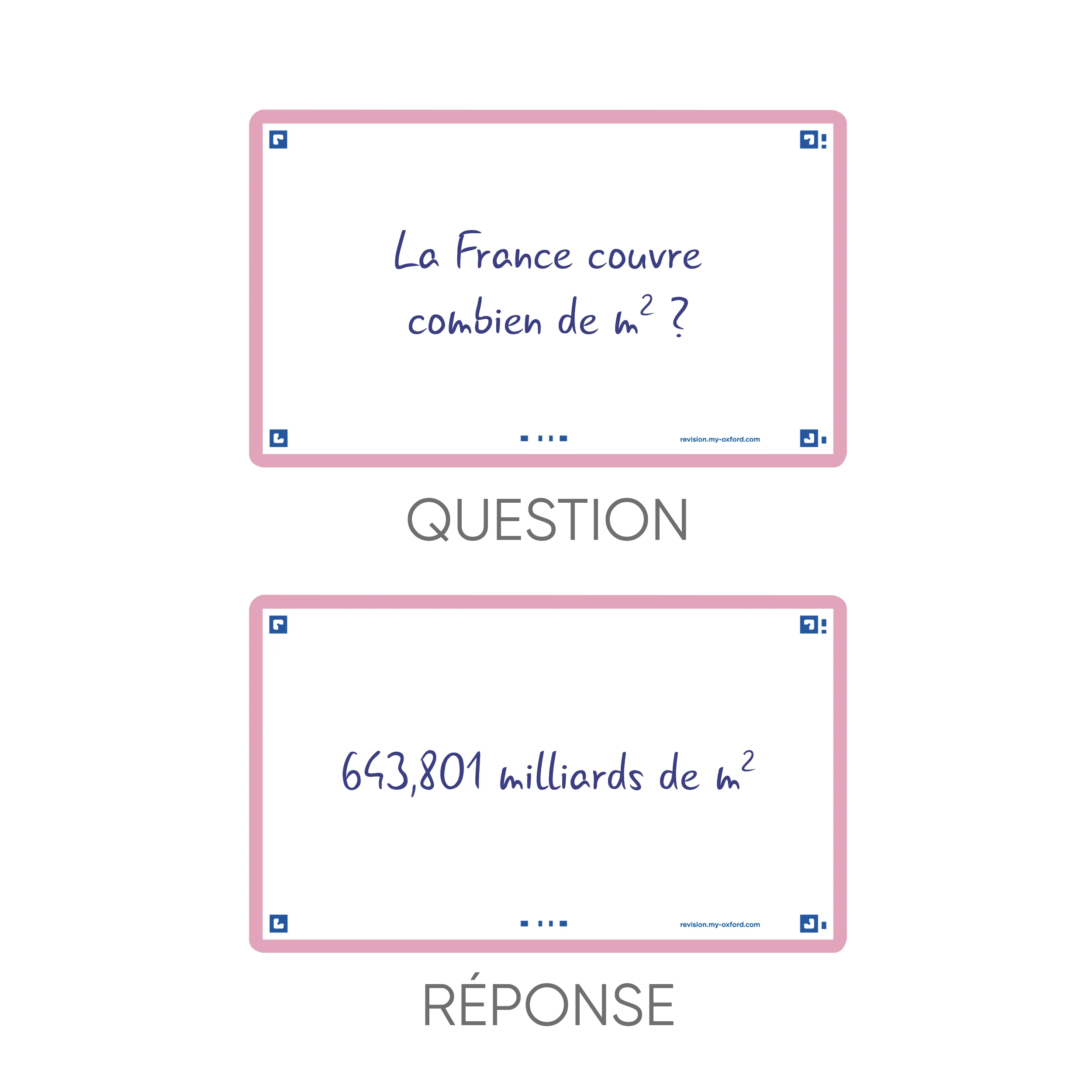 Flashcards FLASH 2.0 OXFORD # 80 cartes 7,5 x 12,5 cm - uni blanc - Image 50