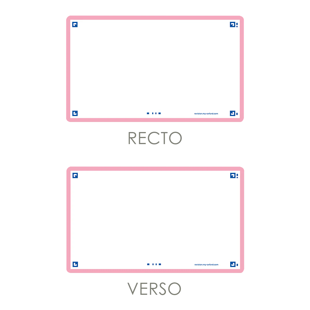 Flashcards FLASH 2.0 OXFORD # 80 cartes 7,5 x 12,5 cm - uni blanc - Image 54