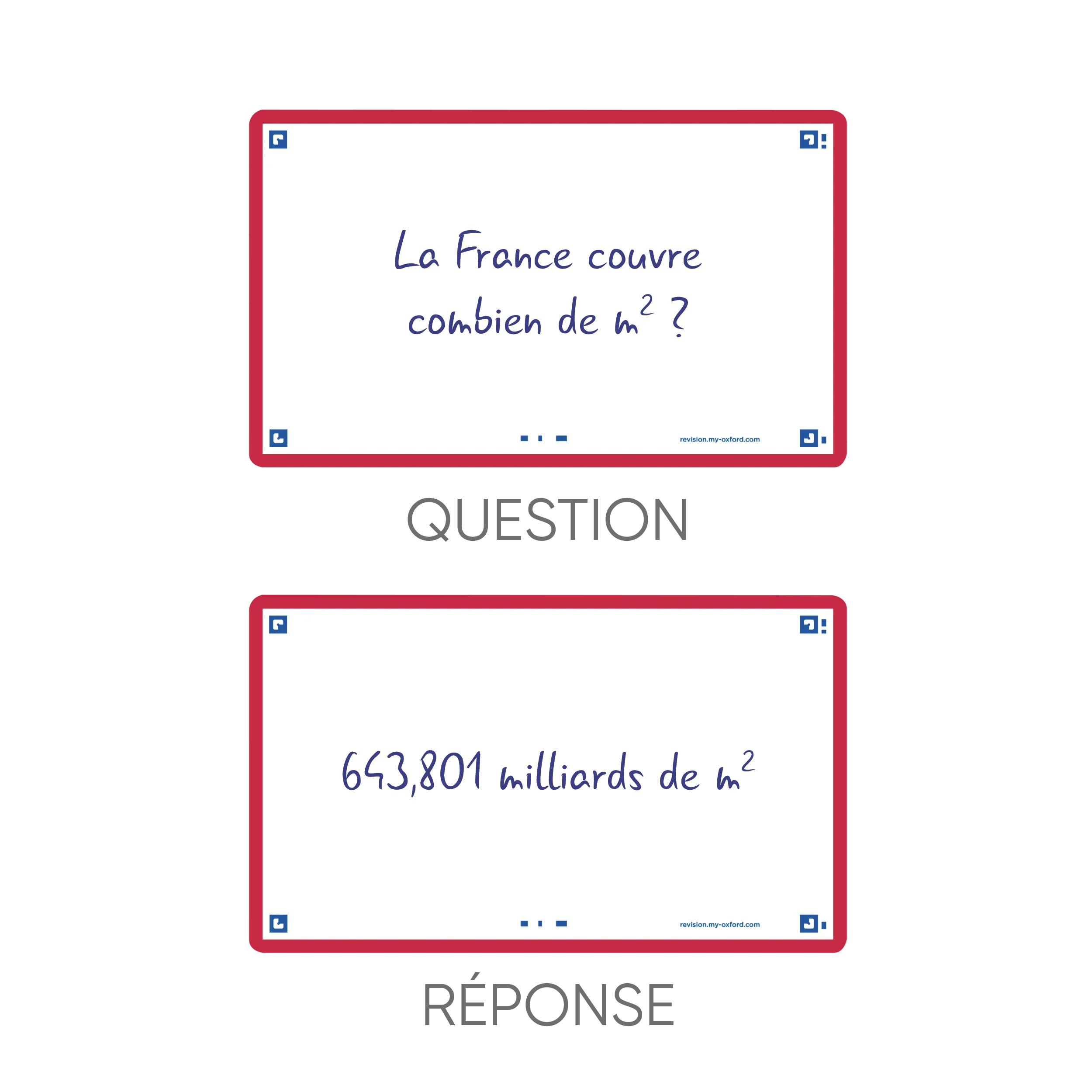 Flashcards FLASH 2.0 OXFORD # 80 cartes 7,5 x 12,5 cm - uni blanc - Image 59
