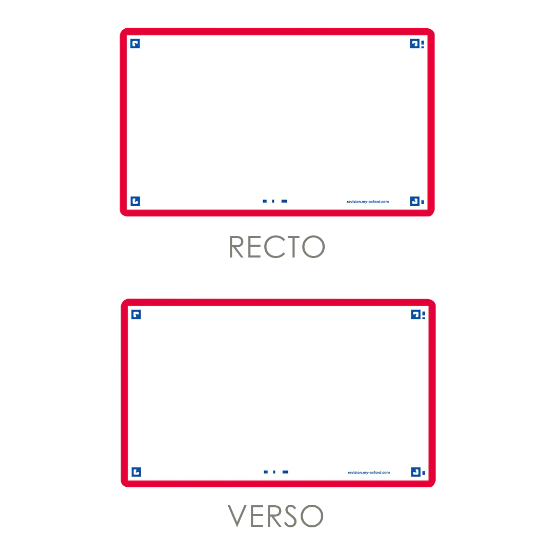 Flashcards FLASH 2.0 OXFORD # 80 cartes 7,5 x 12,5 cm - uni blanc - Image 63