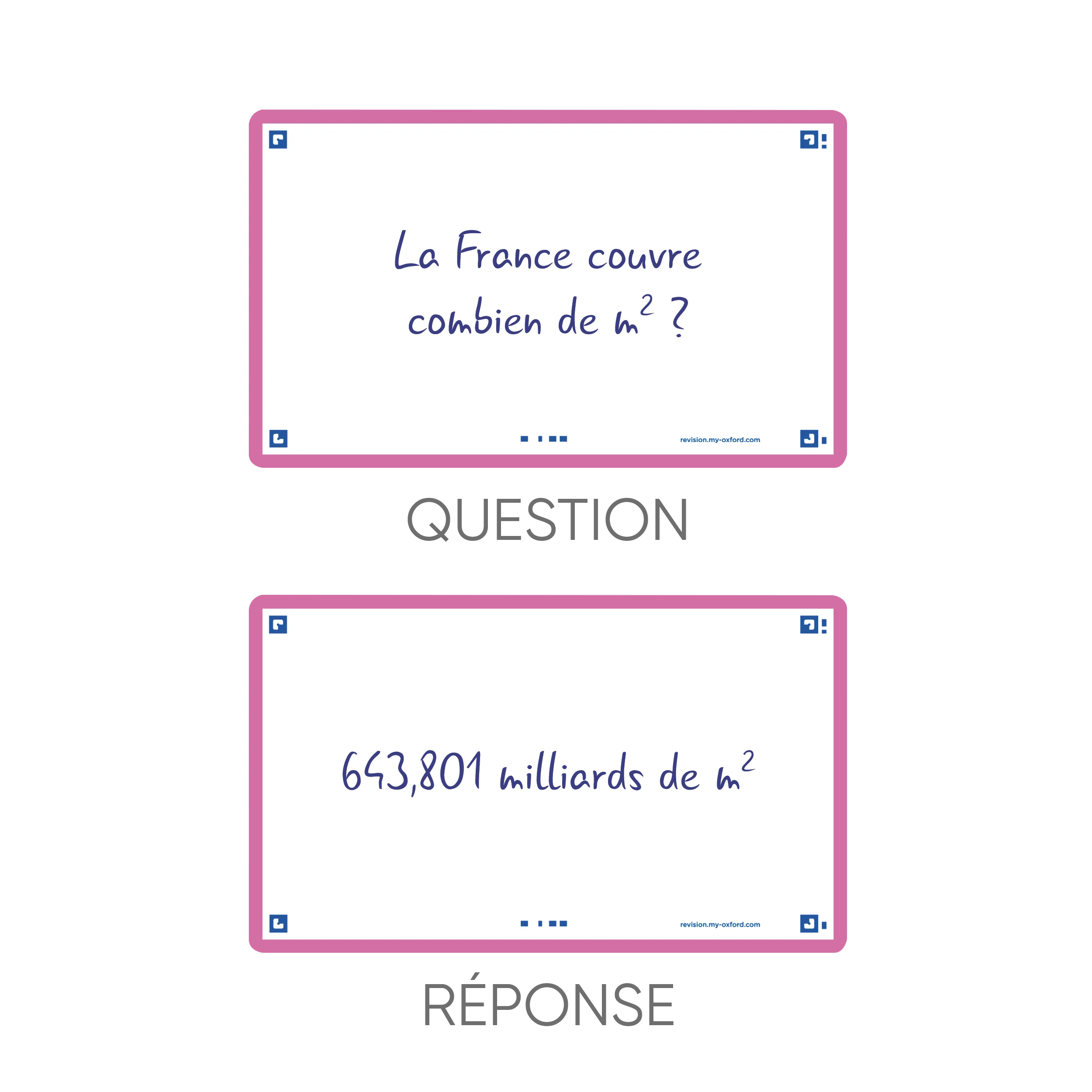 Flashcards FLASH 2.0 OXFORD # 80 cartes 7,5 x 12,5 cm - uni blanc - Image 68