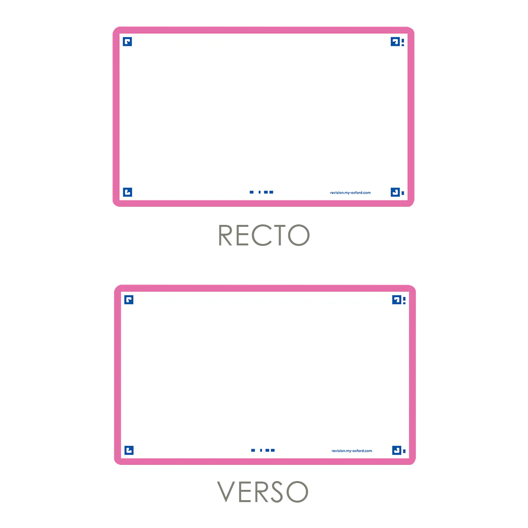 Flashcards FLASH 2.0 OXFORD # 80 cartes 7,5 x 12,5 cm - uni blanc - Image 72