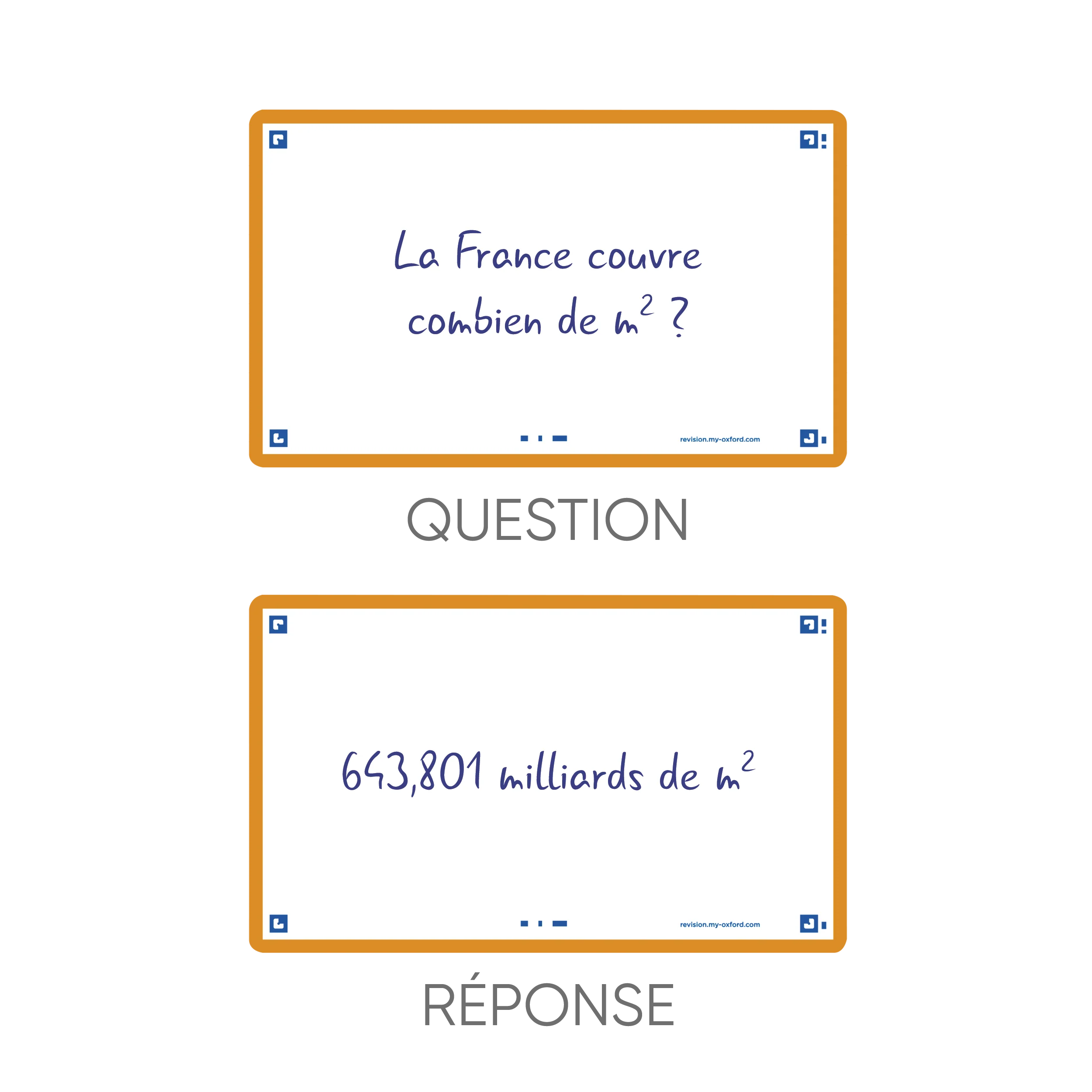 Flashcards FLASH 2.0 OXFORD # 80 cartes 7,5 x 12,5 cm - uni blanc - Image 77