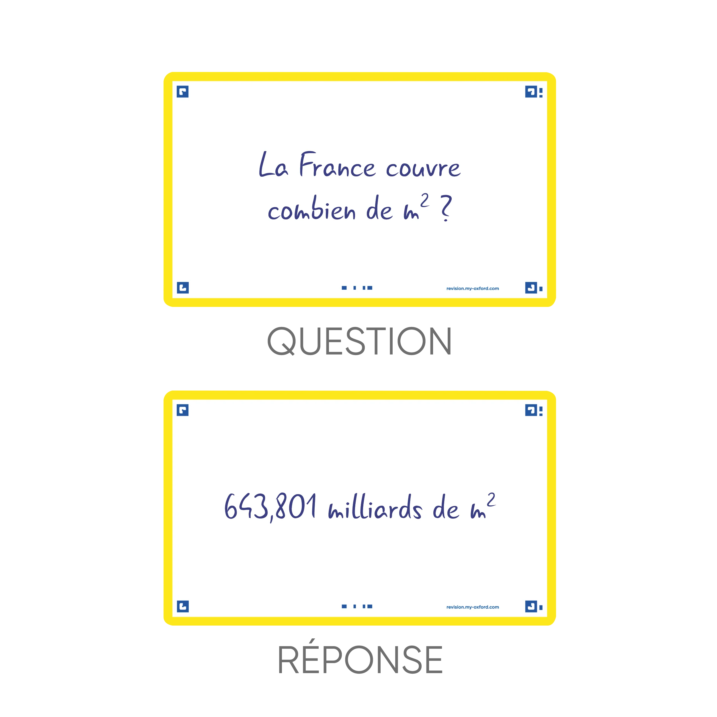 Flashcards FLASH 2.0 OXFORD # 80 cartes 7,5 x 12,5 cm - uni blanc - Image 86