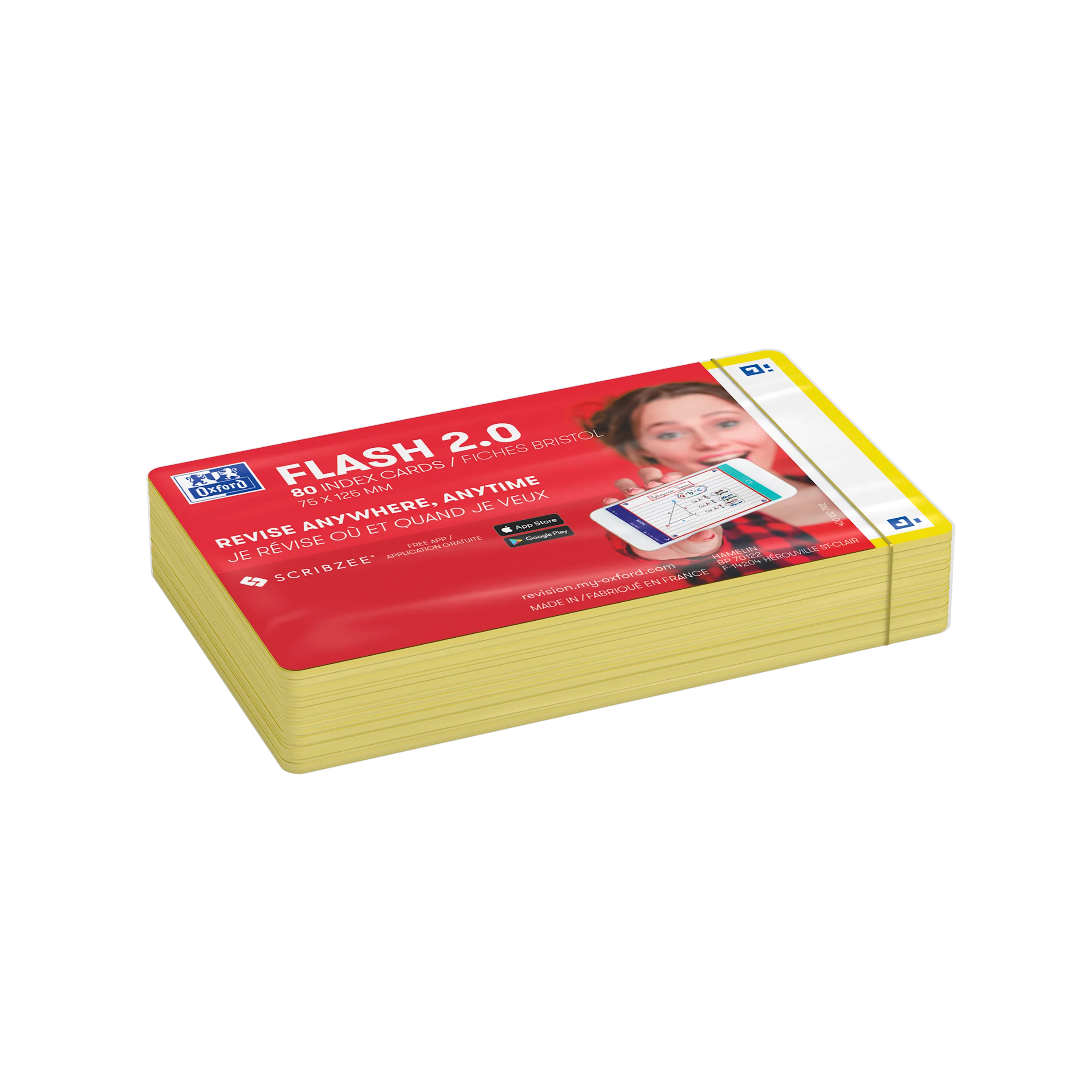 Flashcards FLASH 2.0 OXFORD # 80 cartes 7,5 x 12,5 cm - uni blanc - Image 89