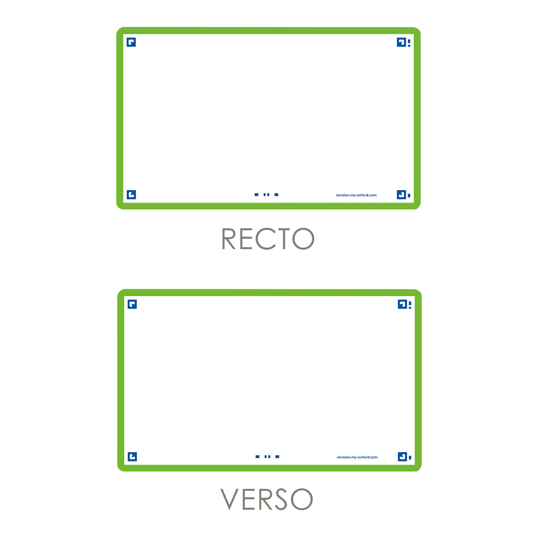 Flashcards FLASH 2.0 OXFORD # 80 cartes 7,5 x 12,5 cm - uni blanc - Image 99