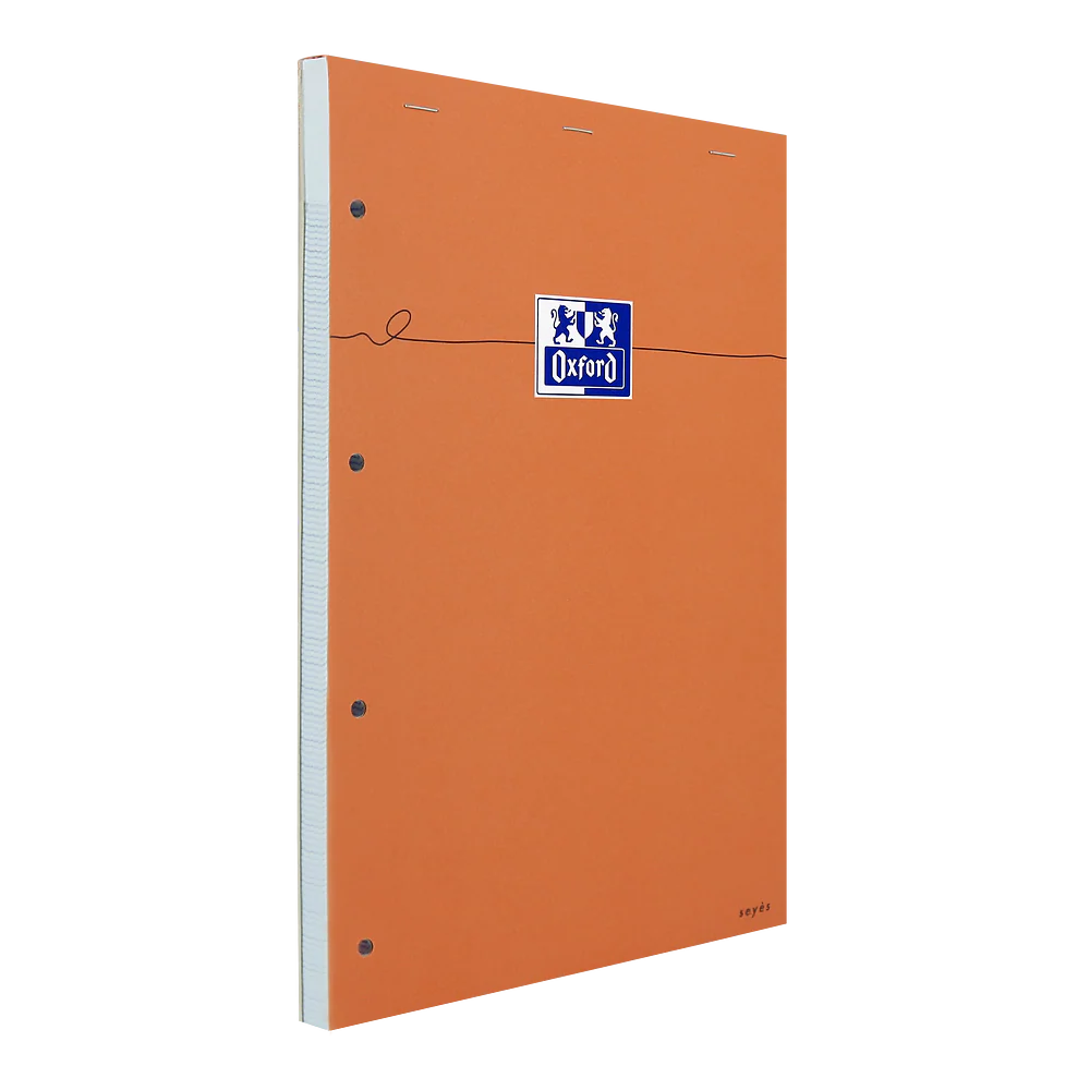 Lot de 3 blocs-notes perforés OXFORD # A4+ - Grands carreaux - 80 feuilles agrafées - Compatibles Scribzee - Image 3