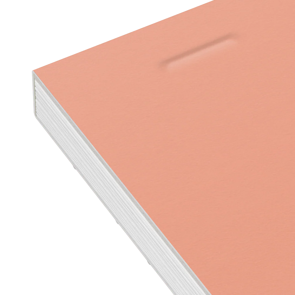 OXFORD bloc notes perforé Smart # A4+ - Grands carreaux - 80 feuilles agrafées (160 pages) - Compatible Scribzee - Orange pastel - Image 6