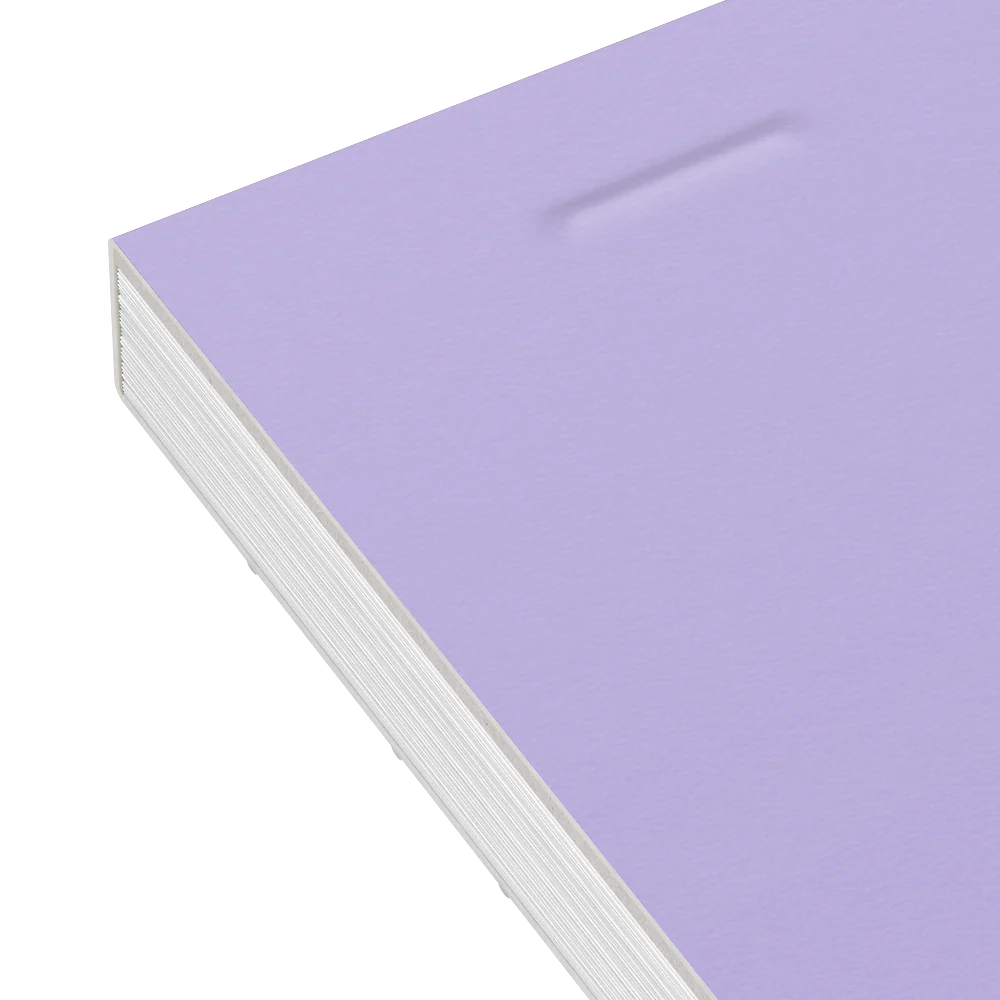 OXFORD bloc notes perforé Smart # A4+ - Grands carreaux - 80 feuilles agrafées (160 pages) - Compatible Scribzee - Violet pastel - Image 6