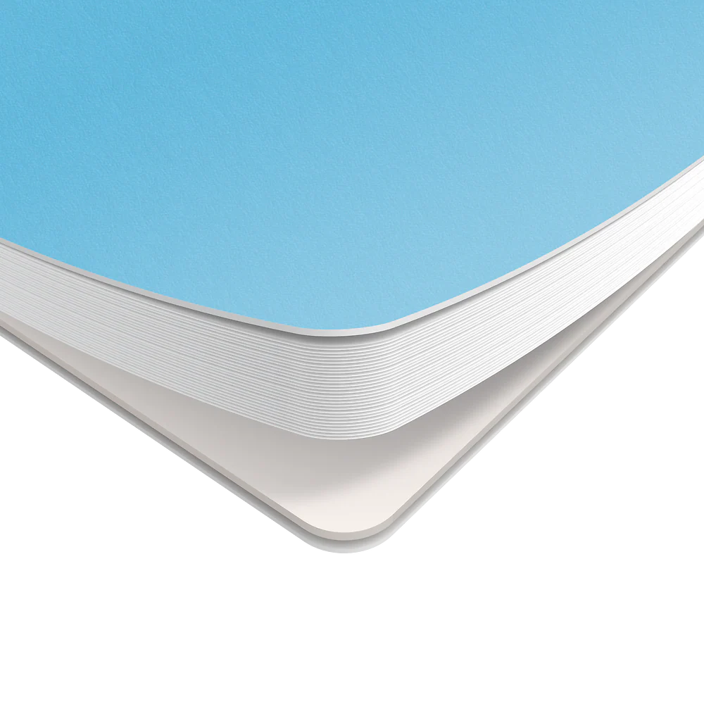 OXFORD Cahier à spirales Smart # A4+ - Grands carreaux - 160 pages détachables - Couverture cartonnée souple - Compatible Scribzee - Bleu pastel - Image 7