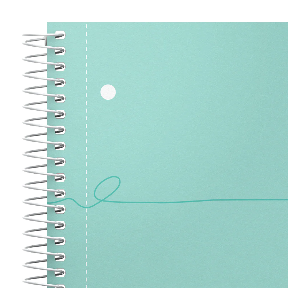 OXFORD Cahier à spirales Smart # A4+ - Grands carreaux - 160 pages détachables - Couverture cartonnée souple - Compatible Scribzee - Vert pastel - Image 7