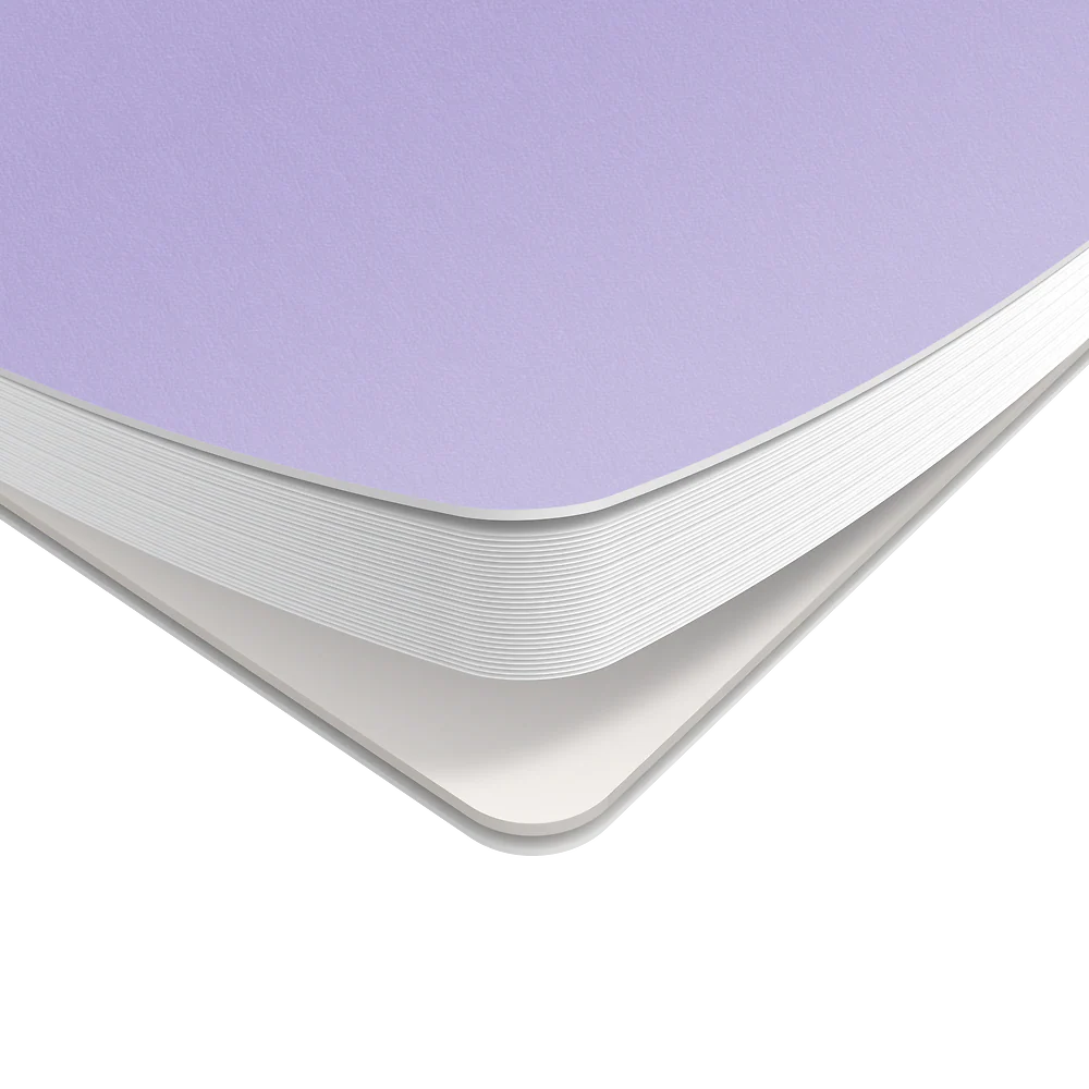OXFORD Cahier à spirales Smart # A4+ - Grands carreaux - 160 pages détachables - Couverture cartonnée souple - Compatible Scribzee - Violet pastel - Image 6