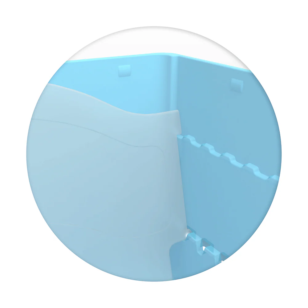 OXFORD FLASHBOX # Capacité : 500 flashcards Flash 2.0 (7,5x12,5 cm) - Polypropylène - Bleu pastel - Image 4