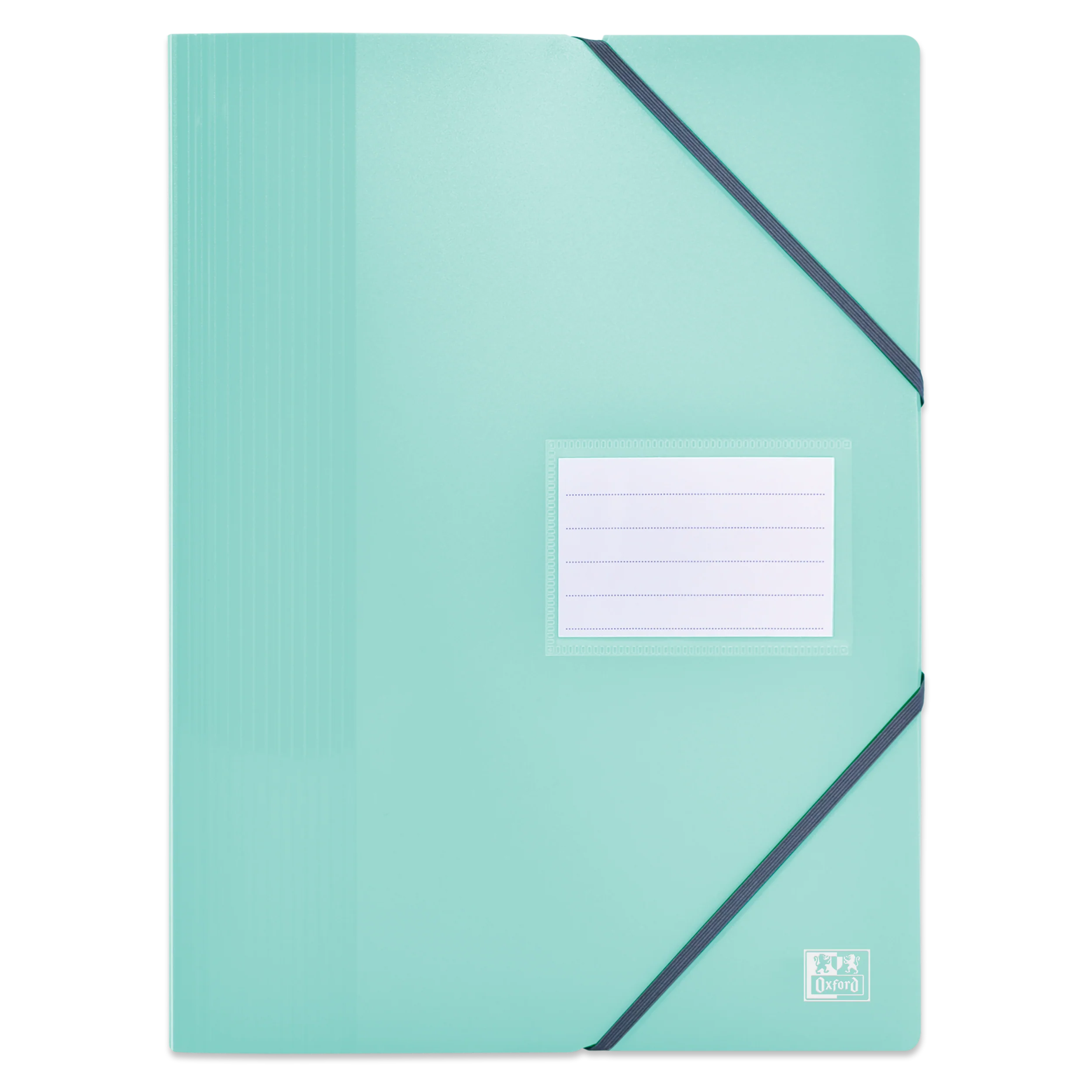 OXFORD Porte-vues School Life A4 # 80 vues / 40 Pochettes - Plastique - Bleu pastel