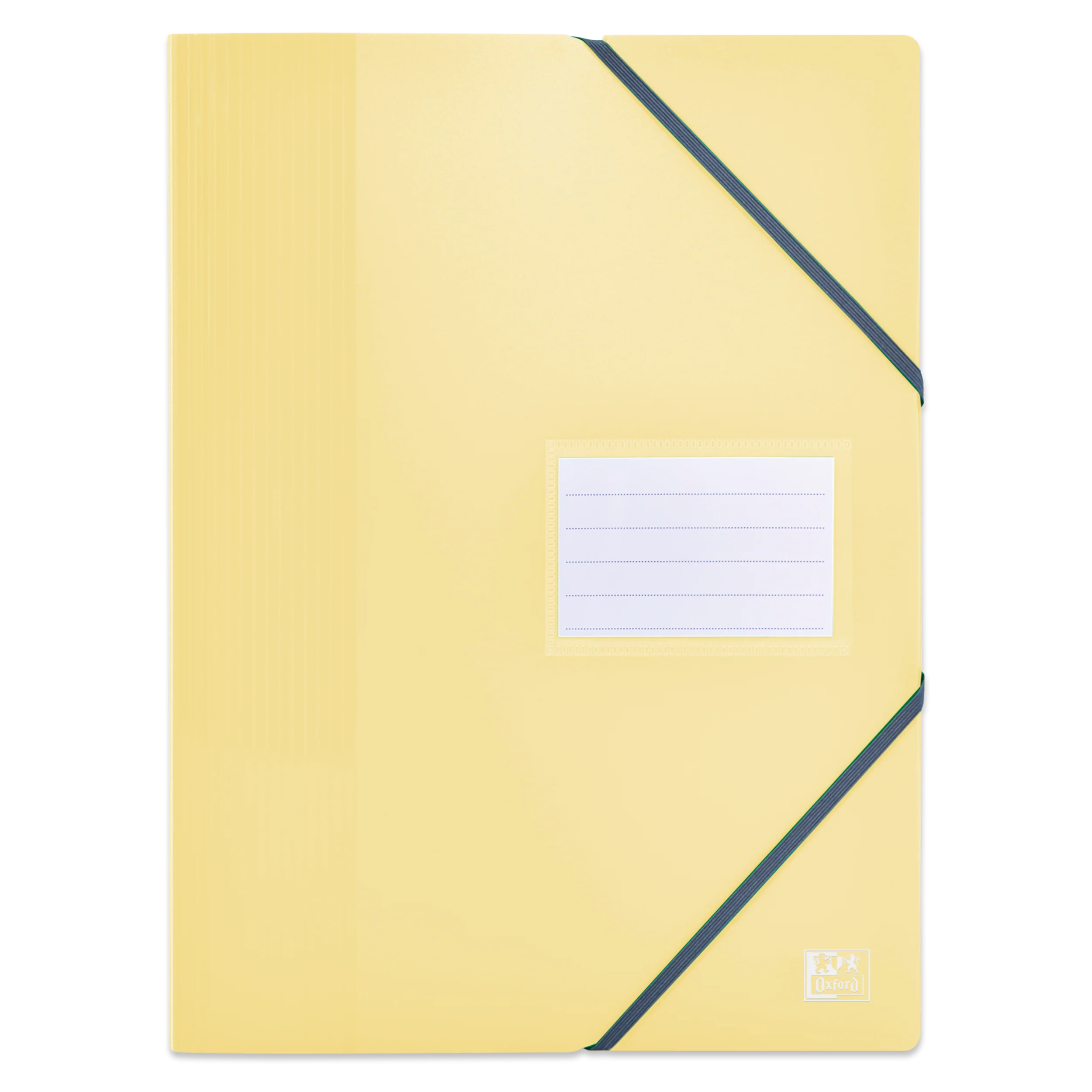 OXFORD Porte-vues School Life A4 # 80 vues / 40 Pochettes - Plastique - Jaune pastel